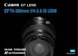 Canon EF 70-300mm f/4-5.6 IS USM Kullanım kılavuzu