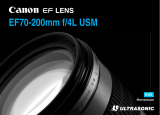 Canon EF 70-200mm f/4L USM Kullanım kılavuzu