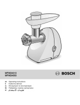 Bosch MFW24010/01 Kullanım kılavuzu