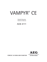 Aeg-Electrolux VAMPYR ACE 4111 Kullanım kılavuzu