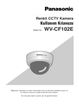 Panasonic WVCF102E Kullanma talimatları