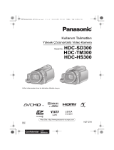 Panasonic HDCSD300 El kitabı
