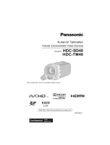 Panasonic HDCTM40EG Kullanma talimatları