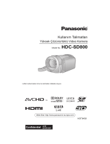 Panasonic HDCSD800EG Kullanma talimatları