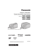 Panasonic HDCSD80EG Kullanma talimatları