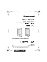 Panasonic HMTA20EG Kullanma talimatları