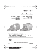 Panasonic SDRH100EG Hızlı başlangıç ​​Kılavuzu