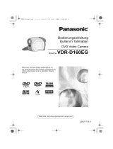 Panasonic VDRD160EG El kitabı