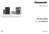 Panasonic SCPMX5EG Kullanma talimatları