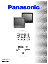 Panasonic TX21CK1CB Kullanma talimatları