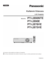 Panasonic PTLB75 Kullanma talimatları