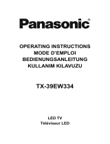 Panasonic TX39EW334 Kullanma talimatları