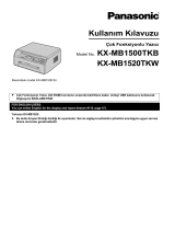 Panasonic KXMB1520TKW Kullanma talimatları