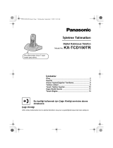 Panasonic KXTCD150TR Kullanma talimatları