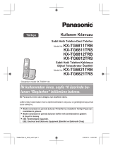 Panasonic KXTG6812TRB Kullanma talimatları