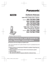 Panasonic KXTG7861TRB Kullanma talimatları