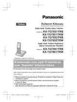 Panasonic KXTG7852TRB Kullanma talimatları