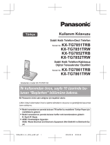Panasonic KXTG7852TRB Kullanma talimatları