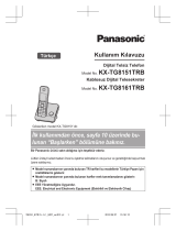 Panasonic KXTG8161TR Kullanma talimatları