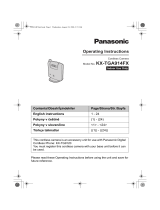 Panasonic KXTGA914FX Kullanma talimatları