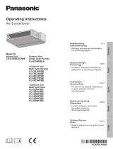 Panasonic CUE18RBEACU3E18PBE Kullanma talimatları