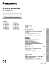 Panasonic CUUZ12SKE Kullanma talimatları