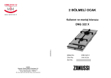 Zanussi DNG322X Kullanım kılavuzu