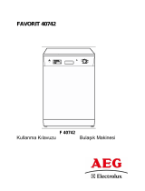 Aeg-Electrolux F40742 Kullanım kılavuzu