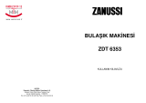 Zanussi ZDT6353 Kullanım kılavuzu