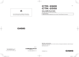 Casio CTK-2500 Kullanici rehberi