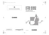 Casio CTK-245 Kullanici rehberi