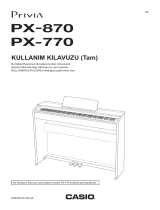 Casio PX-770 Kullanım kılavuzu