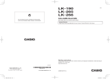 Casio LK-265 Kullanici rehberi