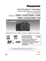 Panasonic DMCG5WEG Kullanma talimatları