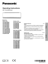 Panasonic CSXZ25VKEW Kullanma talimatları