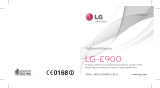 LG LGE900.ASWCBK Kullanım kılavuzu