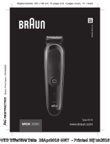 Braun MGK 3080 Kullanım kılavuzu