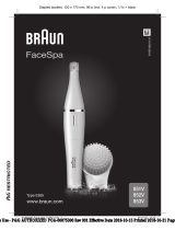 Braun FaceSpa Kullanım kılavuzu