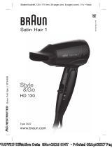 Braun HD 130,  Style&Go,  Satin Hair 1 Kullanım kılavuzu