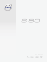 Volvo S80 Hızlı başlangıç ​​Kılavuzu