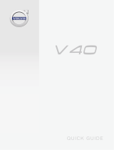 Volvo V40 Hızlı başlangıç ​​Kılavuzu