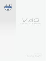 Volvo V40 Hızlı başlangıç ​​Kılavuzu