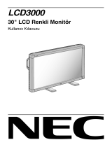 NEC NEC LCD3000 El kitabı