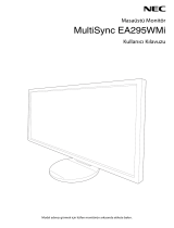 NEC MultiSync EA295WMi El kitabı