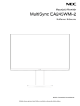 NEC MultiSync EA245WMi-2 El kitabı