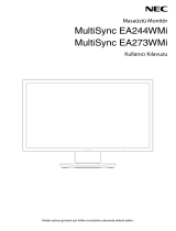 NEC MultiSync EA273WMi El kitabı