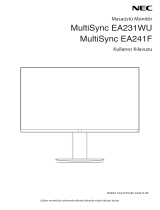 NEC MultiSync EA241F-H El kitabı