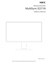 NEC MultiSync E271N El kitabı