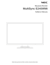 NEC MultiSync E245WMi El kitabı