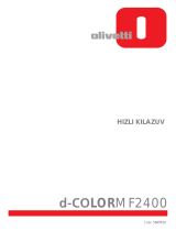 Olivetti d-Color MF2400 El kitabı